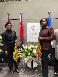 Leaders of  the women wing  of GCAO who were present at the funeral of Hazel McCallion