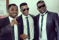 Kofi Kinaata(middle) with Castro and Funny Face