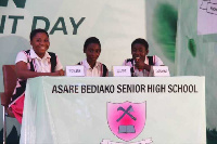 reps from Asare Bediako Senior High School