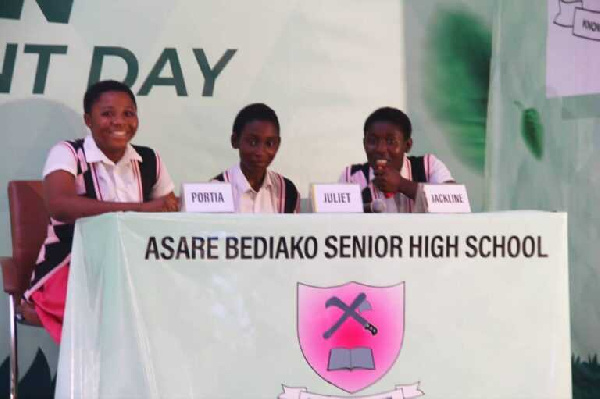 reps from Asare Bediako Senior High School