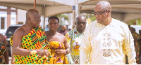 Asantehene and Former president John Mahama