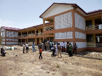 A 12-unit storey building was handed over to the West Gonja Municipality