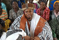 Chief Naatia Salifu, leader of Kejebi Shrine