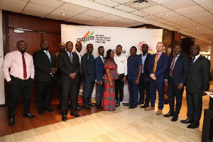 Entrepreneurs, judges and GIPC officials at the launch