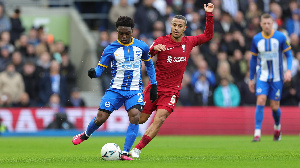 Brighton and Hove Albion defender, Tariq Lamptey.