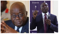 President Nana Addo Dankwa Akufo-Addo  and Professor Godfred Bokpin