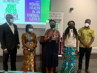 Attendees of the press launch of World Mental Health Day in a photo