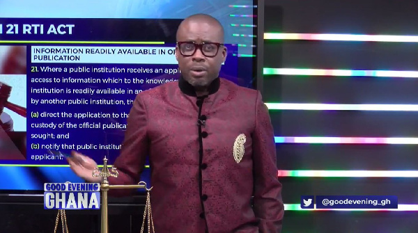 Paul Adom-Otchere is host of Good Evening Ghana