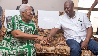 Mother of the late former Vice President, Amissah Arthur and Former President, John Mahama