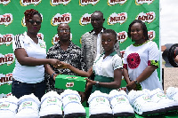 Nestle Ghana donates boots to schools