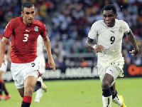 Opoku Agyemang in action for Ghana during the 2010 AFCON