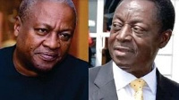 Former President John Dramani Mahama and Dr. Kwabena Duffuor