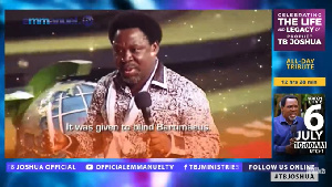 The late Temitope Balogun Joshua, popularly known as T. B. Joshua