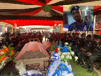 Burial of Corporal Emmanuel Asamoah