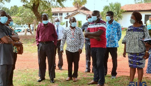 The University Senior Management led by the Chairman of Council, Prof. Yaw Twumasi