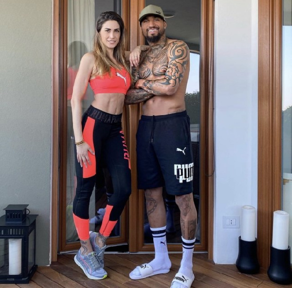 Kevin Prince Boateng and wife Melissa Satta