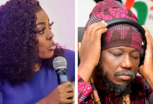 Nana Aba Anamoah has slammed Blakk Rasta for his disparaging statements against Sarkodie