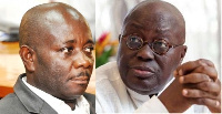 Founder and leader of UPP, Akwasi Addai Odike and President Nana Addo Dankwa Akufo-Addo