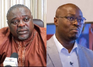 Samuel Koku Anyidoho (left), Cassiel Ato Forson (right)