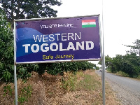 Western Togoland billboards were mounted at different parts of the Volta Region