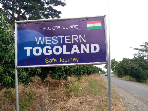 Western Togoland billboards were mounted at different parts of the Volta Region