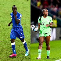 Mario Balotelli and Michelle Alozie