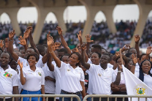 A file photo of some NABCo beneficiaries at a public event