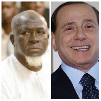 Alhaji Grusah and Silvio Berlusconi