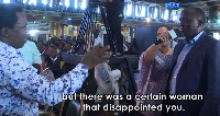 Prophet T.B. Joshua prophesying to the man