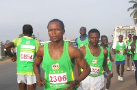 Milo Marathon winner, David Zigah