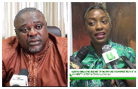 Koku Anyidoho and Genevieve Partington