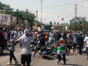 NDC Supporters At EC Office