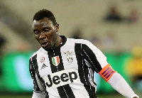 Kwadwo Asamoah missed out on another Champions League trophy after his Juventus side