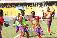 Daniel Afriyie Barnieh scored in Accra Hearts of Oak's 1-1 draw against Liberty Professionals