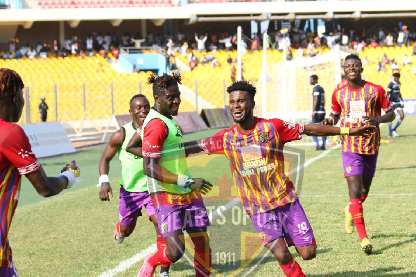 Daniel Afriyie Barnieh scored in Accra Hearts of Oak's 1-1 draw against Liberty Professionals