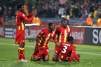 Ghana scored first against Uruguay