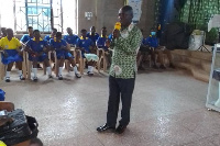 Bono regional official of NCCE addresses students