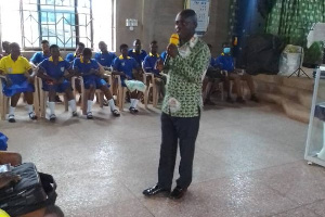 Bono regional official of NCCE addresses students