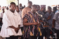 Vice President, Dr. Mahamudu Bawumia addressing the Chiefs of Dagbon