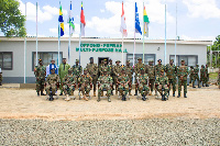 A photo of Ghana Armed Forces personnel