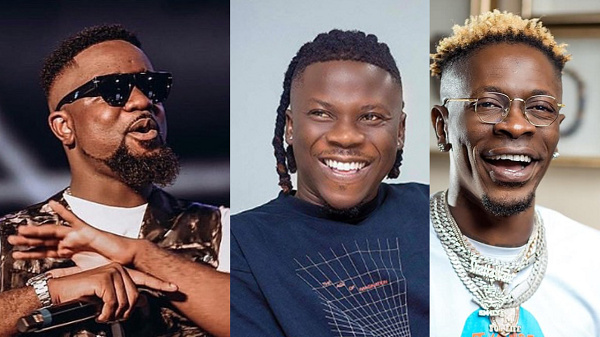 Sarkodie, Stonebwoy, Shatta Wale