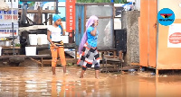 Parts of Dzorwulu flooded after Friday's rains