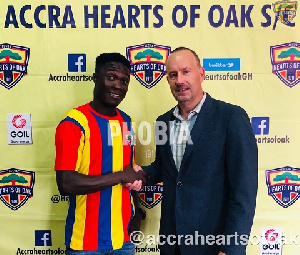 Eshun has joined Hearts on a long-term deal