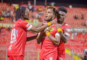 Asante Kotoko defeated Bofoakwa 2-0