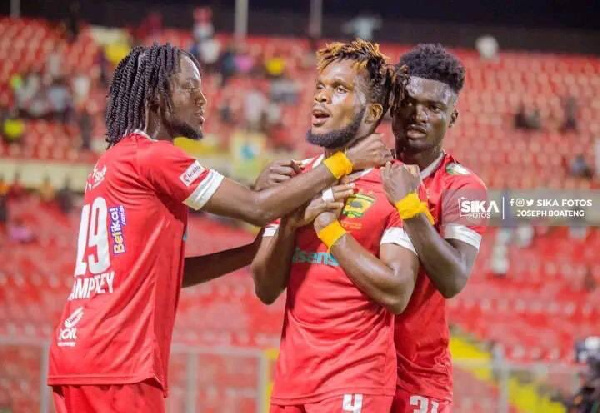 Asante Kotoko defeated Bofoakwa 2-0