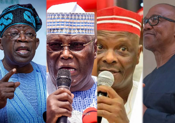 The leading Nigeria presidential candidates