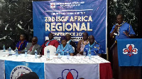 Prosper Bani (Extreme Right) with some dignities on the high table