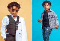 Shatta Wale and Michy's son, Majesty. Photos via Instagram