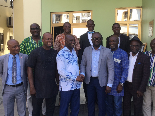 GFA Exco members with referees Association leadership