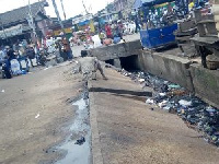 Traders accused food vendors and drivers in the Aboabo station of being responsible for the filth